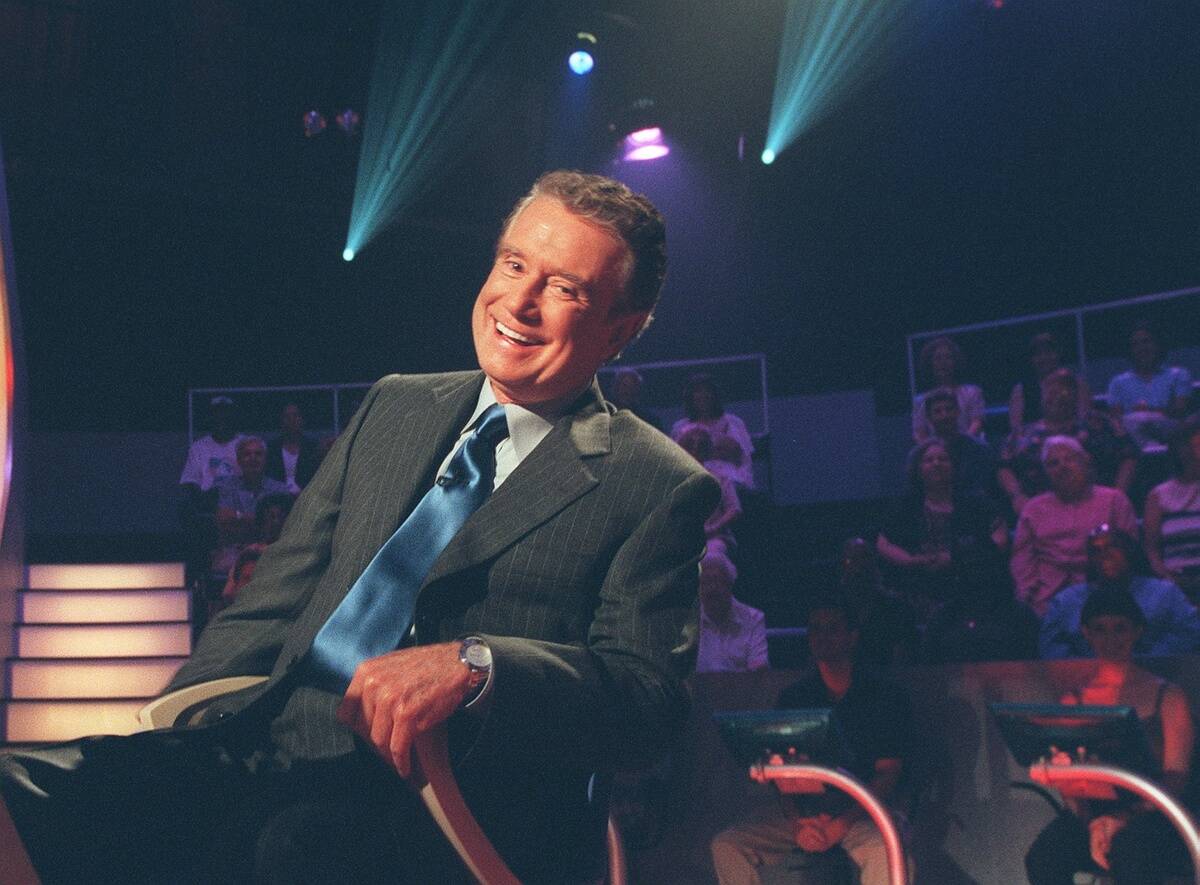 Regis Philbin Promotional Photo For 'Who Wants To Be A Millionaire'