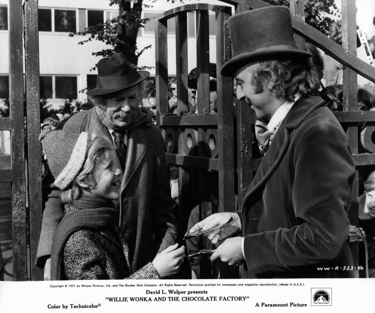 Jack Albertson And Gene Wilder In 'Willy Wonka & the Chocolate Factory'
