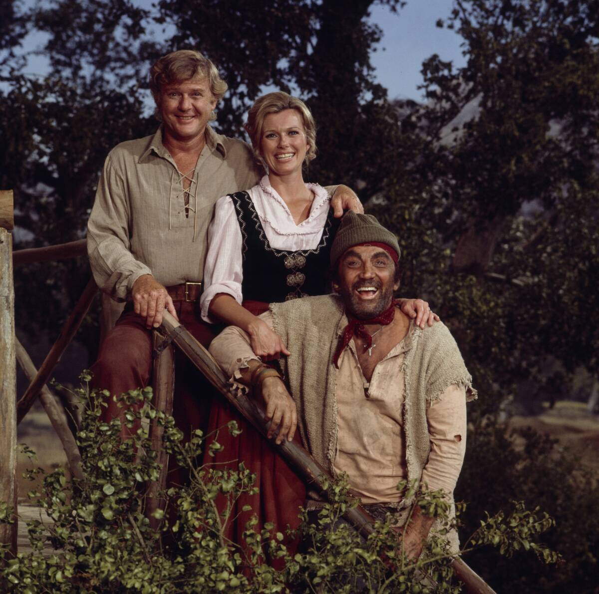 Martin Milner, Pat Delany, Cameron Mitchell Promotional Photo For 'Swiss Family Robinson'