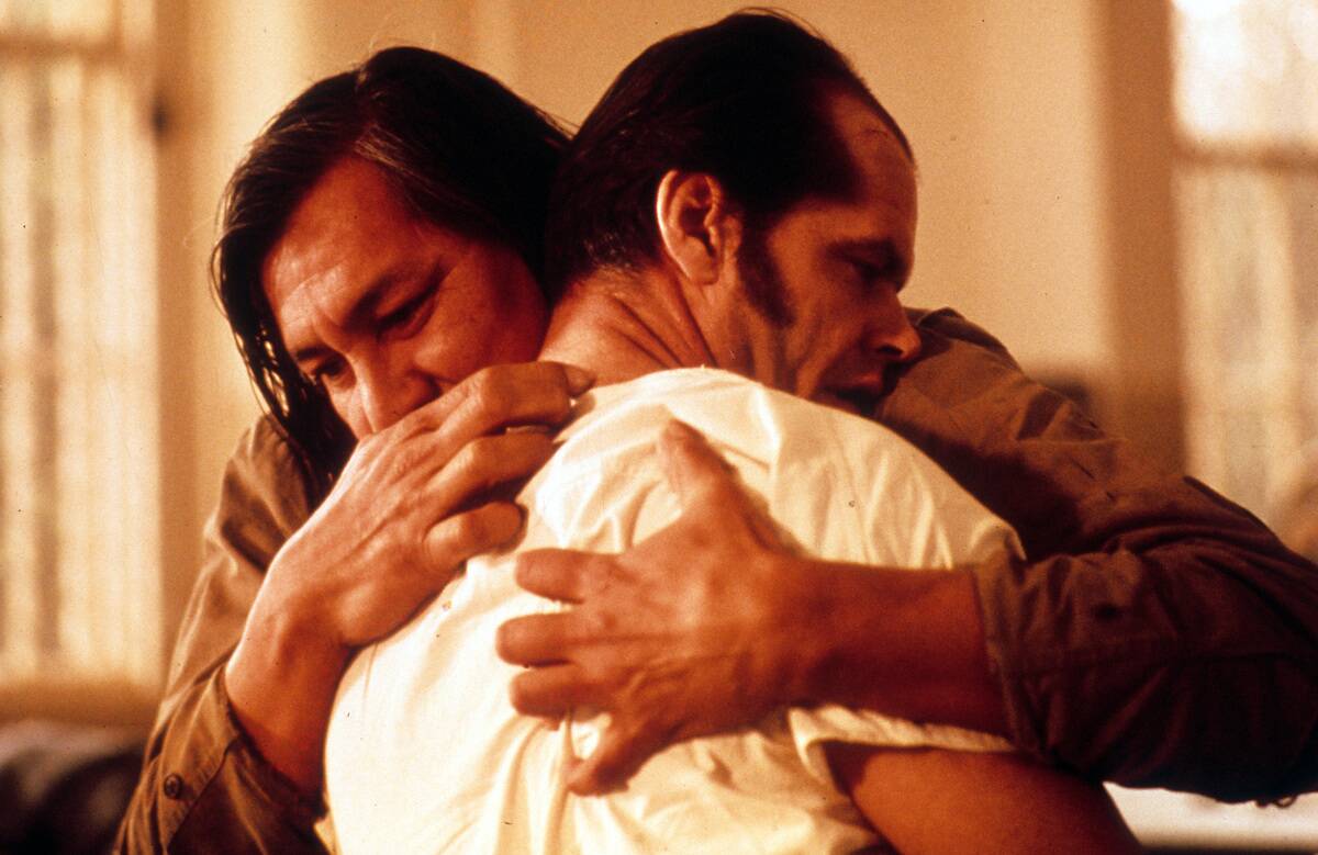 Will Sampson And Jack Nicholson In 'One Flew Over The Cuckoo's Nest'
